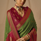 Soft Brasso Floral Printed Saree with Graceful Drape and Lightweight