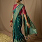 Soft Brasso Floral Printed Saree with Graceful Drape and Lightweight