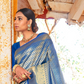 Kanjeevaram Handloom Silk Saree with Rich Traditional Weaving