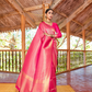 Kanjeevaram Handloom Silk Saree with Rich Traditional Weaving