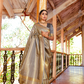 Kanjeevaram Handloom Silk Saree with Rich Traditional Weaving
