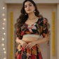 Modern Digital Floral Printed Georgette Lehenga Choli Set