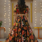 Modern Digital Floral Printed Georgette Lehenga Choli Set
