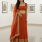 Zari & Sequence Embroidered Faux Georgette Lehenga Choli Set
