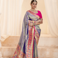 Heritage Paithani Tissue Silk with Traditional Zari Weaving - LaVante Fashion