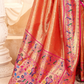 Heritage Paithani Tissue Silk with Traditional Zari Weaving - LaVante Fashion
