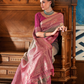 Pure Weaving Silk with Zari Woven Butta & Contrast - LaVante Fashion