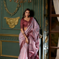 Soft Dola Silk Saree with Foil Print and Dusty Tone Matching - LaVante Fashion