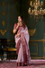 Soft Dola Silk Saree with Foil Print and Dusty Tone Matching - LaVante Fashion