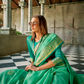 Elegant Soft Tissue Silk Draped in Traditional Zari Work - LaVante Fashion