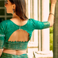 Elegant Soft Tissue Silk Draped in Traditional Zari Work - LaVante Fashion