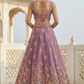 Elegant Organza Designer Lehenga with Intricate Floral Embroidery