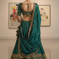 Elegant Dark Green Designer Lehenga with Intricate Golden Work