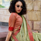 100% Pure Handloom Katan Silk Saree with Traditional Weaving - LaVante Fashion
