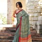 100% Pure Handloom Katan Silk Saree with Traditional Weaving - LaVante Fashion