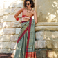 100% Pure Handloom Katan Silk Saree with Traditional Weaving - LaVante Fashion