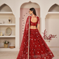 Elegant Embroidered Net Lehenga Set for Festive Occasions