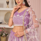 Elegant Embroidered Net Lehenga Set for Festive Occasions