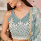 Elegant Embroidered Net Lehenga Set for Festive Occasions