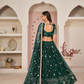 Elegant Embroidered Net Lehenga Set for Festive Occasions