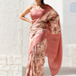 Designer Digital Printed Banarasi Slik Saree in Elegant Aqua Blue