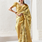 Designer Digital Printed Banarasi Slik Saree in Elegant Aqua Blue