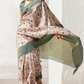 Designer Digital Printed Banarasi Slik Saree in Elegant Aqua Blue