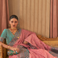 Ethnic Motifs Woven Design Zari Silk Blend Banarasi Saree