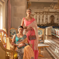 Ethnic Motifs Woven Design Zari Silk Blend Banarasi Saree