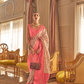 Ethnic Motifs Woven Design Zari Silk Blend Banarasi Saree