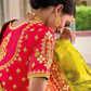 Pure Dola Silk Saree with Timeless Gota Patti Embroidery Elegance