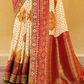 Pure Dola Silk Saree with Timeless Gota Patti Embroidery Elegance