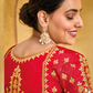 Pure Dola Silk Saree with Timeless Gota Patti Embroidery Elegance