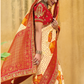Pure Dola Silk Saree with Timeless Gota Patti Embroidery Elegance