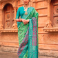 Banarasi P.V. Silk Saree with Elegant Patola Weaving Design - LaVante Fashion