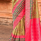 Banarasi P.V. Silk Saree with Elegant Patola Weaving Design - LaVante Fashion