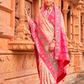 Banarasi P.V. Silk Saree with Elegant Patola Weaving Design - LaVante Fashion
