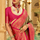Soft Finish Banarasi Silk Saree with Kanchipuram Weave Design