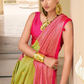 Banarasi P.V. Silk Saree with Exclusive Kanchipuram Weaving Design - LaVante Fashion