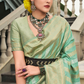 Banarasi P.V. Silk Saree with Exclusive Weaving Jaal Design - LaVante Fashion
