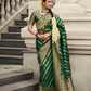 Banarasi P.V. Silk Saree with Exclusive Weaving Jaal Design - LaVante Fashion