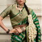 Banarasi P.V. Silk Saree with Exclusive Weaving Jaal Design - LaVante Fashion