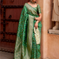 Banarasi P.V. Silk Saree with Exclusive Weaving Jaal Design - LaVante Fashion