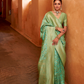 Banarasi P.V. Silk Saree with Exclusive Weaving Jaal Design - LaVante Fashion