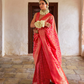 Banarasi P.V. Silk Saree with Exclusive Weaving Jaal Design - LaVante Fashion