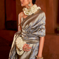 Banarasi P.V. Silk Saree with Exclusive Weaving Jaal Design - LaVante Fashion