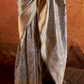 Banarasi P.V. Silk Saree with Exclusive Weaving Jaal Design - LaVante Fashion