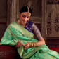 Banarasi Crepe Silk Saree with Zari Weaving Work