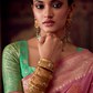 Banarasi Crepe Silk Saree with Zari Weaving Work