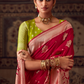 Banarasi Crepe Silk Saree with Zari Weaving Work